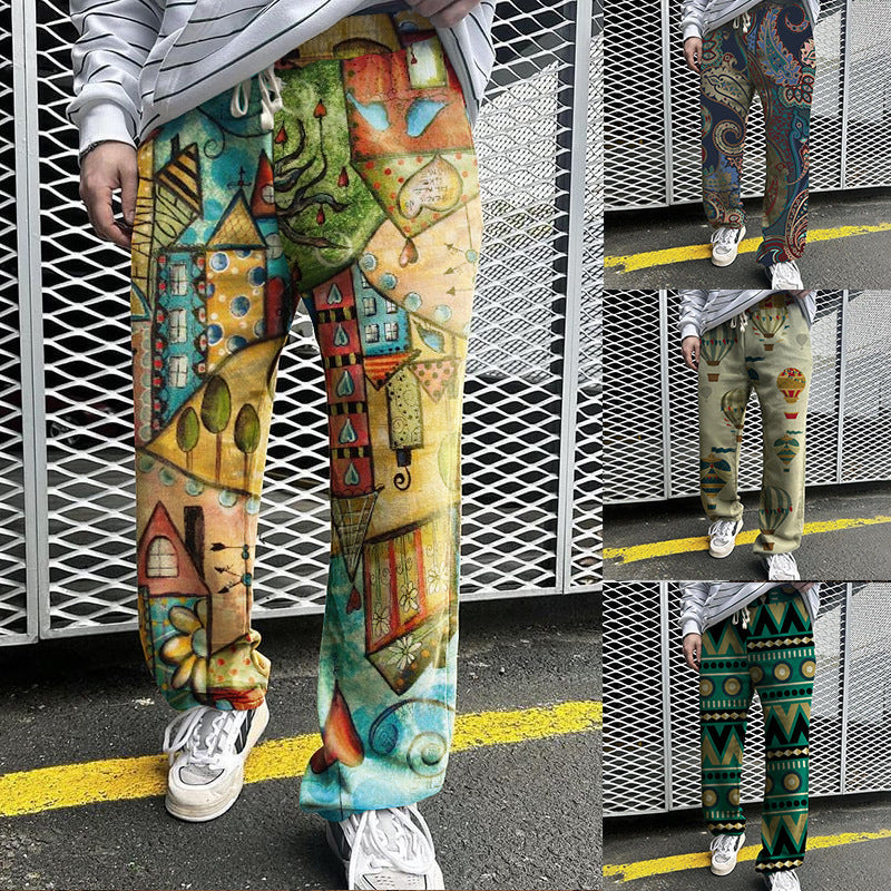 PrintFlow Men's FlexTrousers