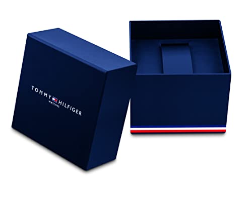 Tommy Hilfiger Analogue Multifunction Quartz Watch for Men with Stainless Steel or Silicone Bracelet