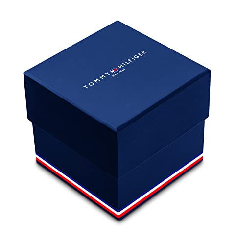 Tommy Hilfiger Analogue Multifunction Quartz Watch for Men with Stainless Steel or Silicone Bracelet