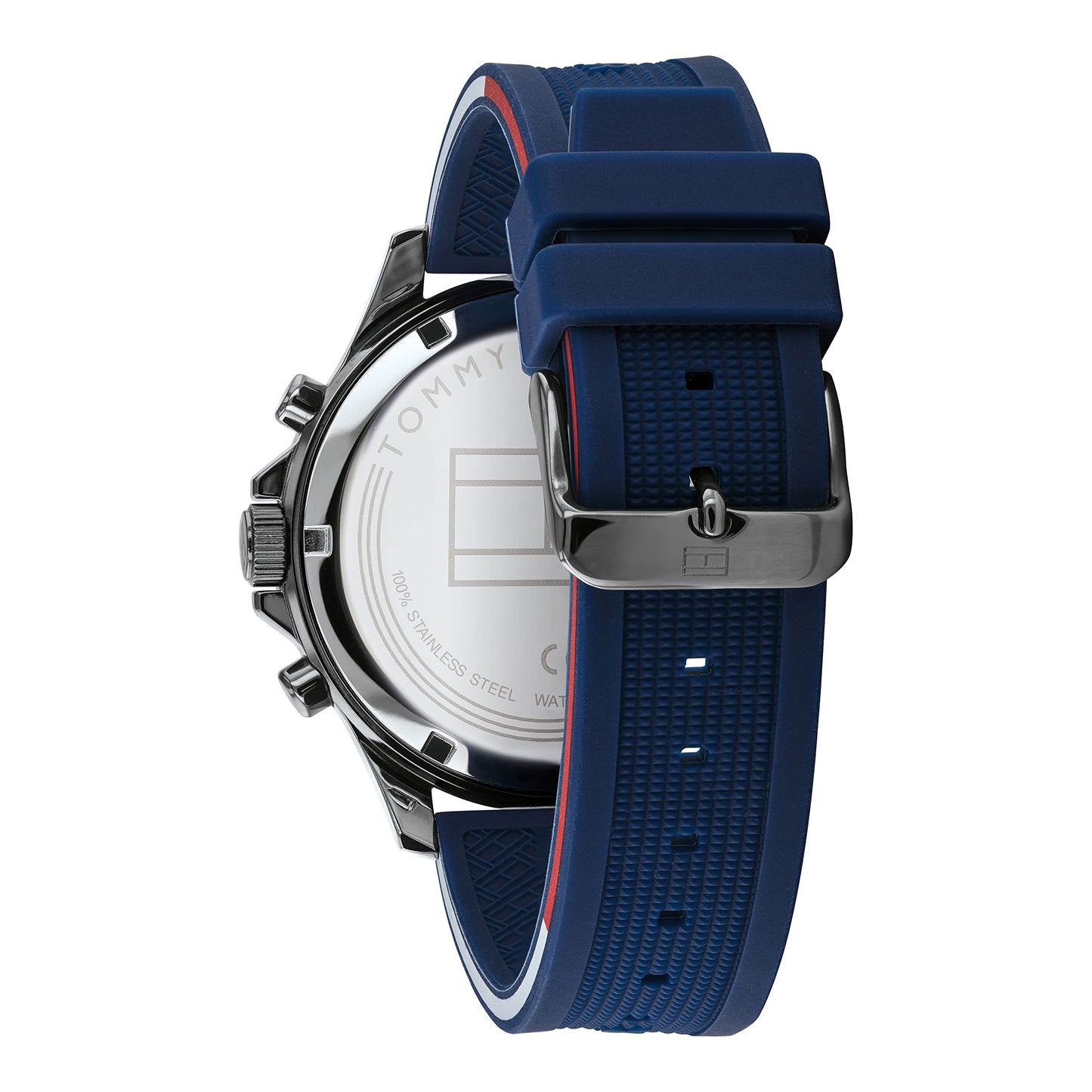 Tommy Hilfiger Analogue Multifunction Quartz Watch for Men with Stainless Steel or Silicone Bracelet