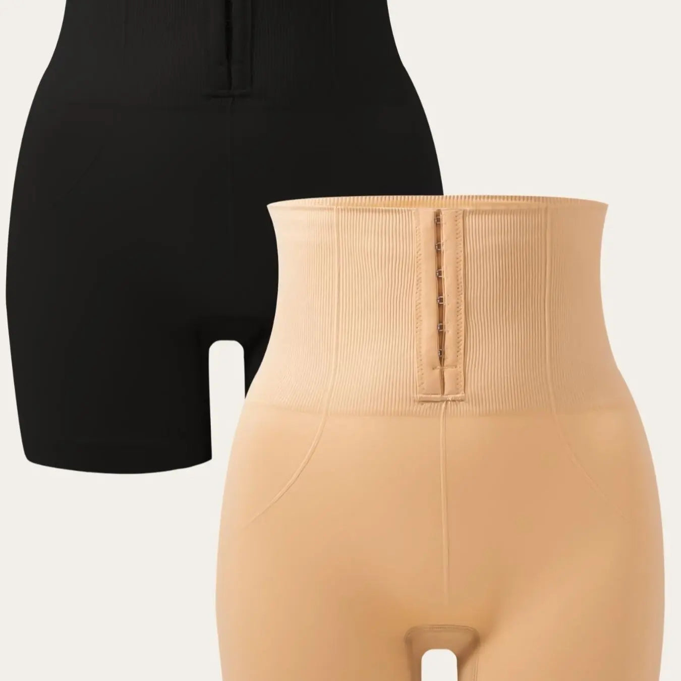 Women'S Hook & Eye Compression Shapewear Shorts