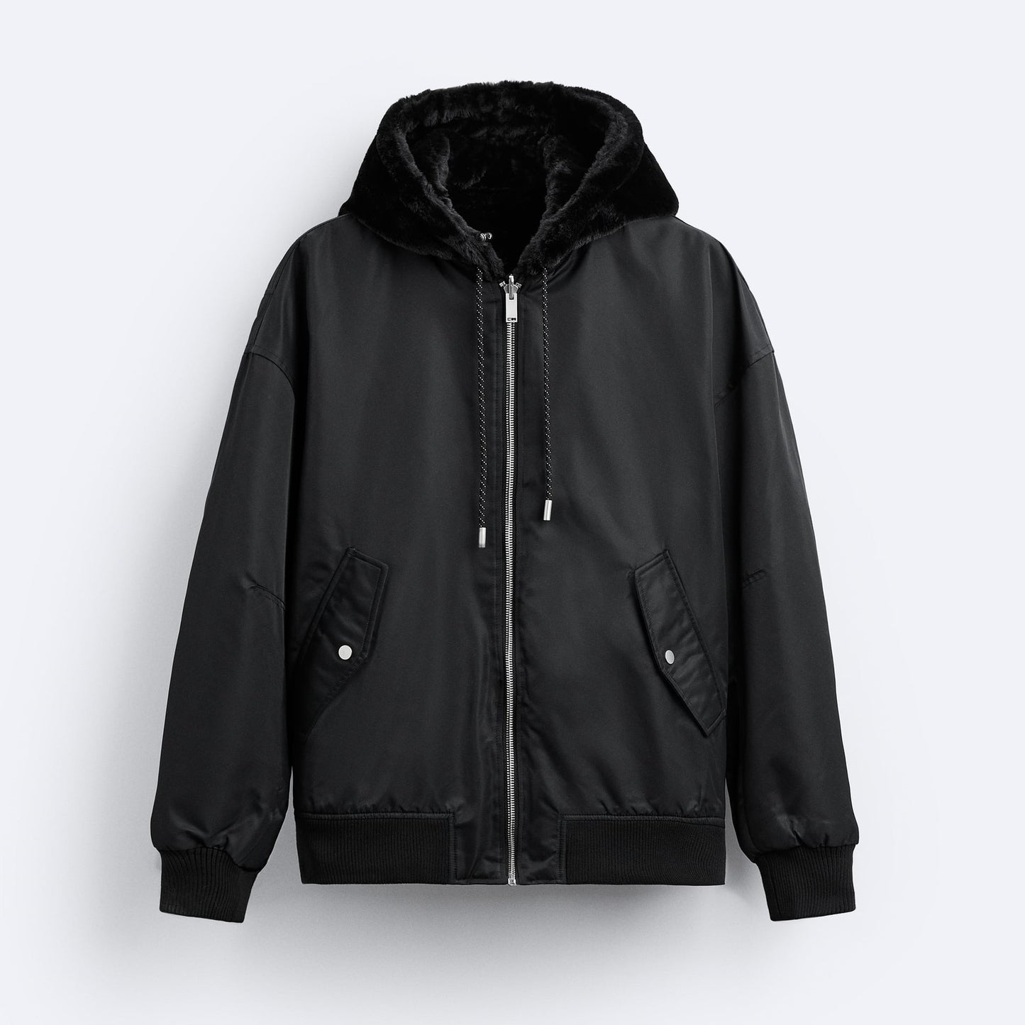 Casual Men's Hooded Double-sided Pilot Jacket